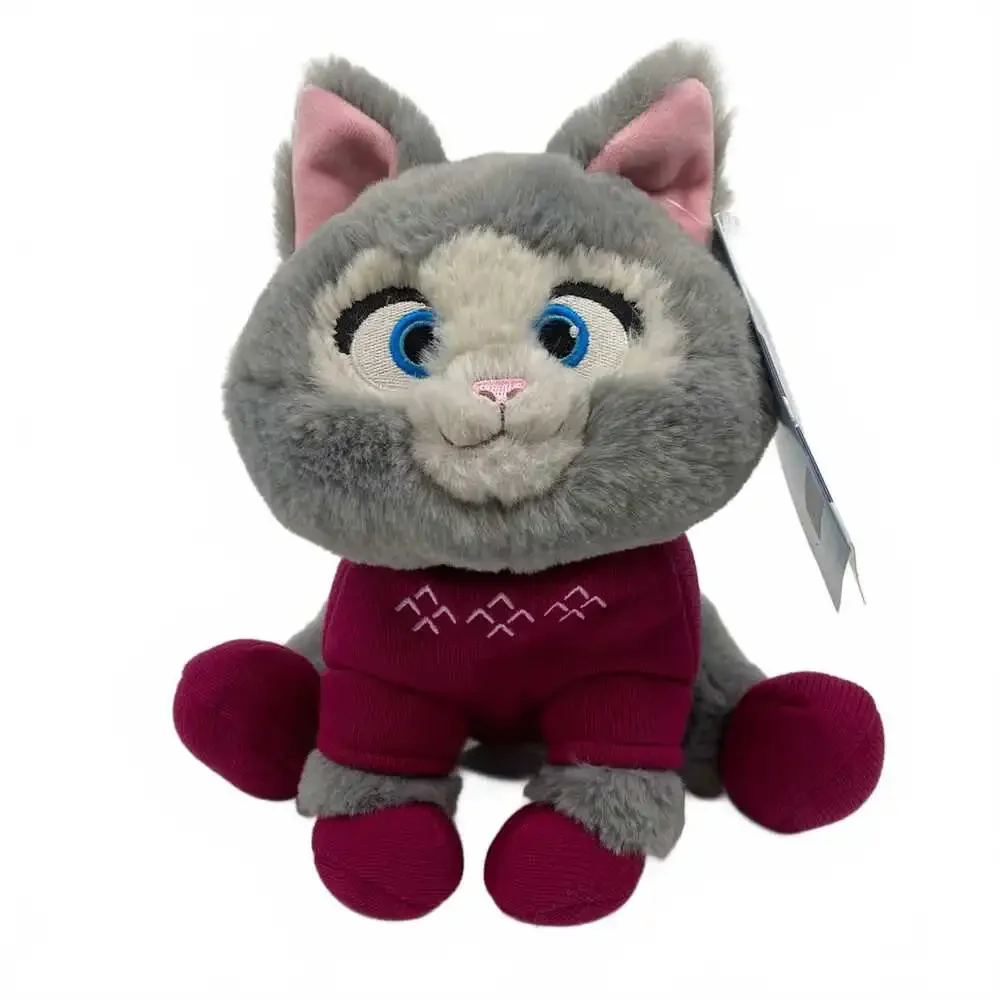 Disney Gray Pink Frozen Kitten Plush | OS Girls